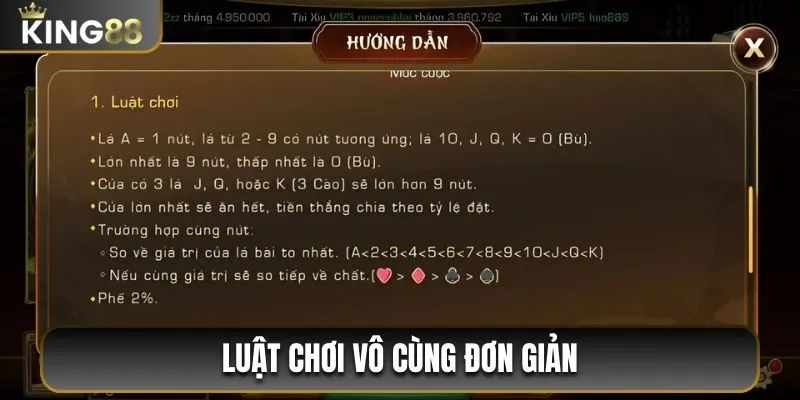 Bài Cào Rùa - Trải Nghiệm Game Bài Đỉnh Cao Tại King88 2 Luật chơi game bài cào rùa online tại nhà cái