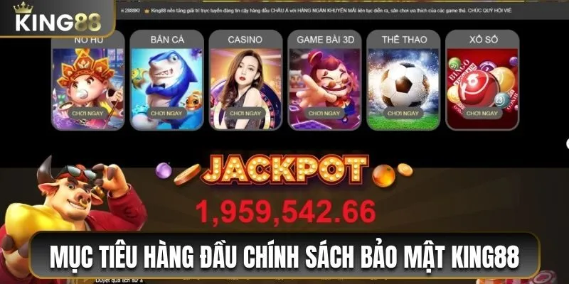 Chính Sách Bảo Mật King88 - Quy Định Bảo Đảm An Toàn 1 Mục tiêu hàng đầu chính sách bảo mật King88